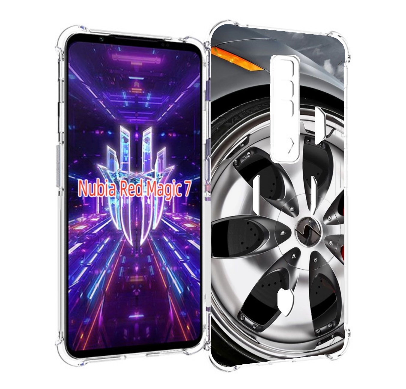 

Чехол MyPads Колесо мужской для ZTE Nubia Red Magic 7, Прозрачный, Tocco