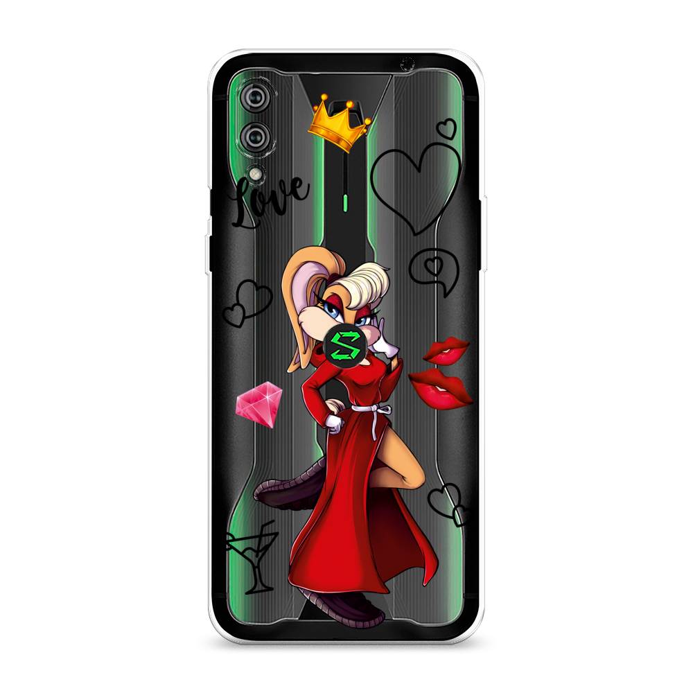 

Чехол на Xiaomi Black Shark 2"Rich Lola Bunny", Красный;бежевый;оранжевый, 36450-6