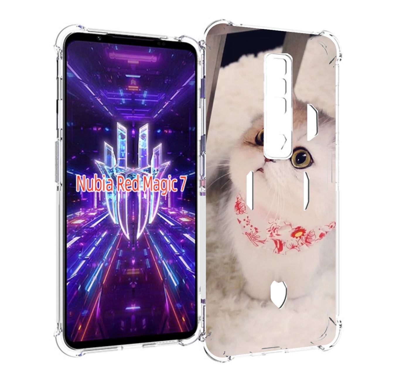 Чехол MyPads Котеночек женский для ZTE Nubia Red Magic 7