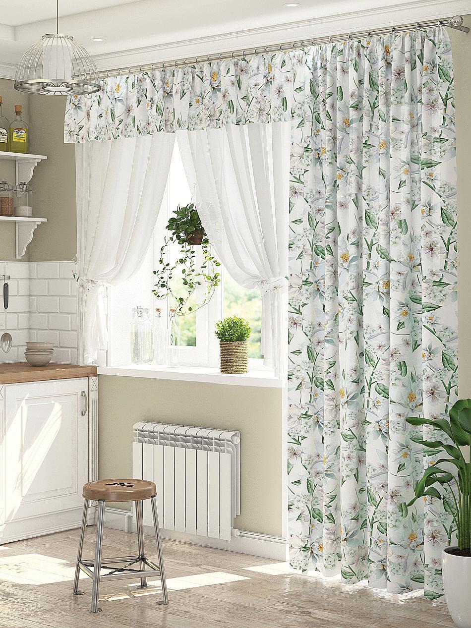 

Комплекты штор AT HOME Чампи высота 260 см, ширина 150 см, Белый, 924016