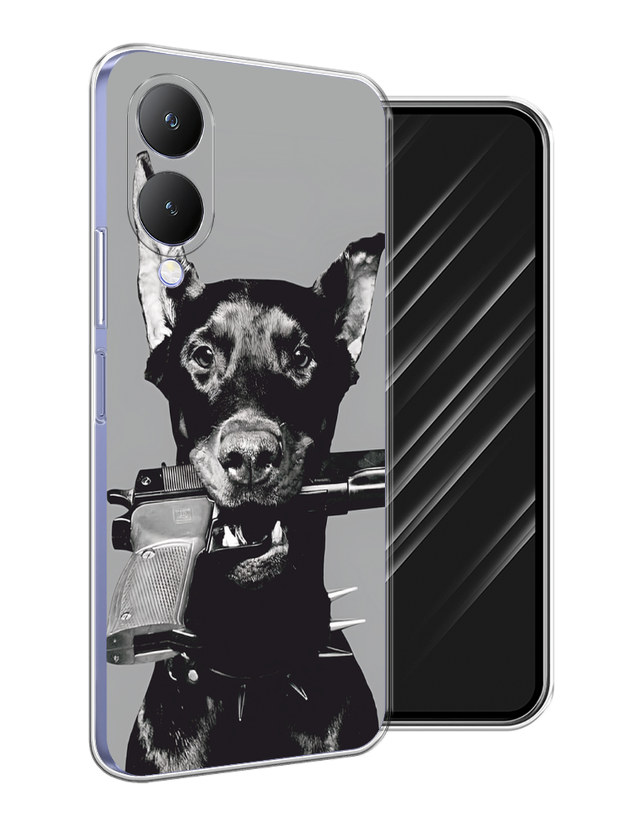 

Чехол Awog на Vivo Y17s "Доберман", Серый, 269850-1