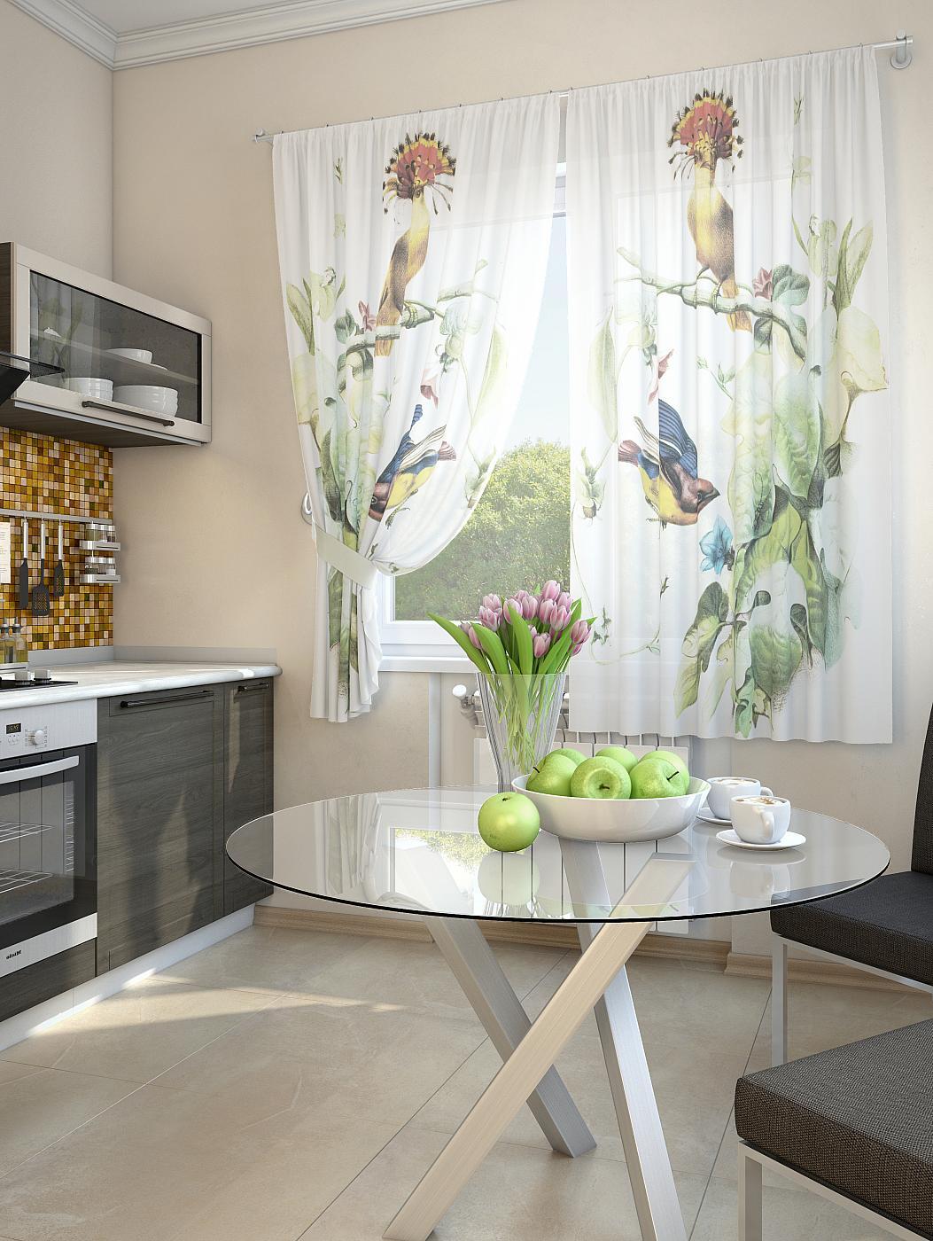 

Комплекты штор AT HOME Рафог высота 180 см, ширина 150 см, Белый, 930154
