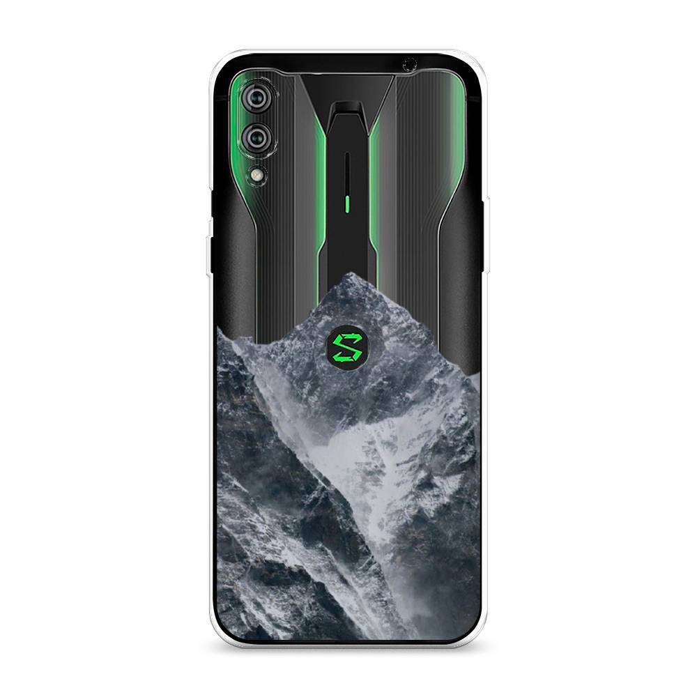 

Чехол на Xiaomi Black Shark 2"Горы арт 4", Серый;бежевый, 36450-2