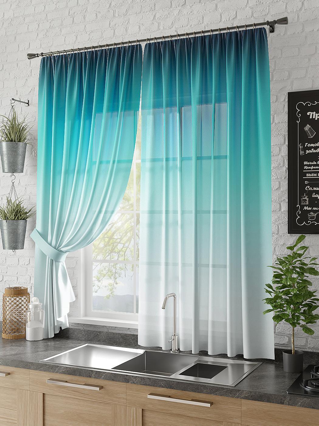 

Комплекты штор AT HOME Афола высота 180 см, ширина 150 см, Белый, 930616