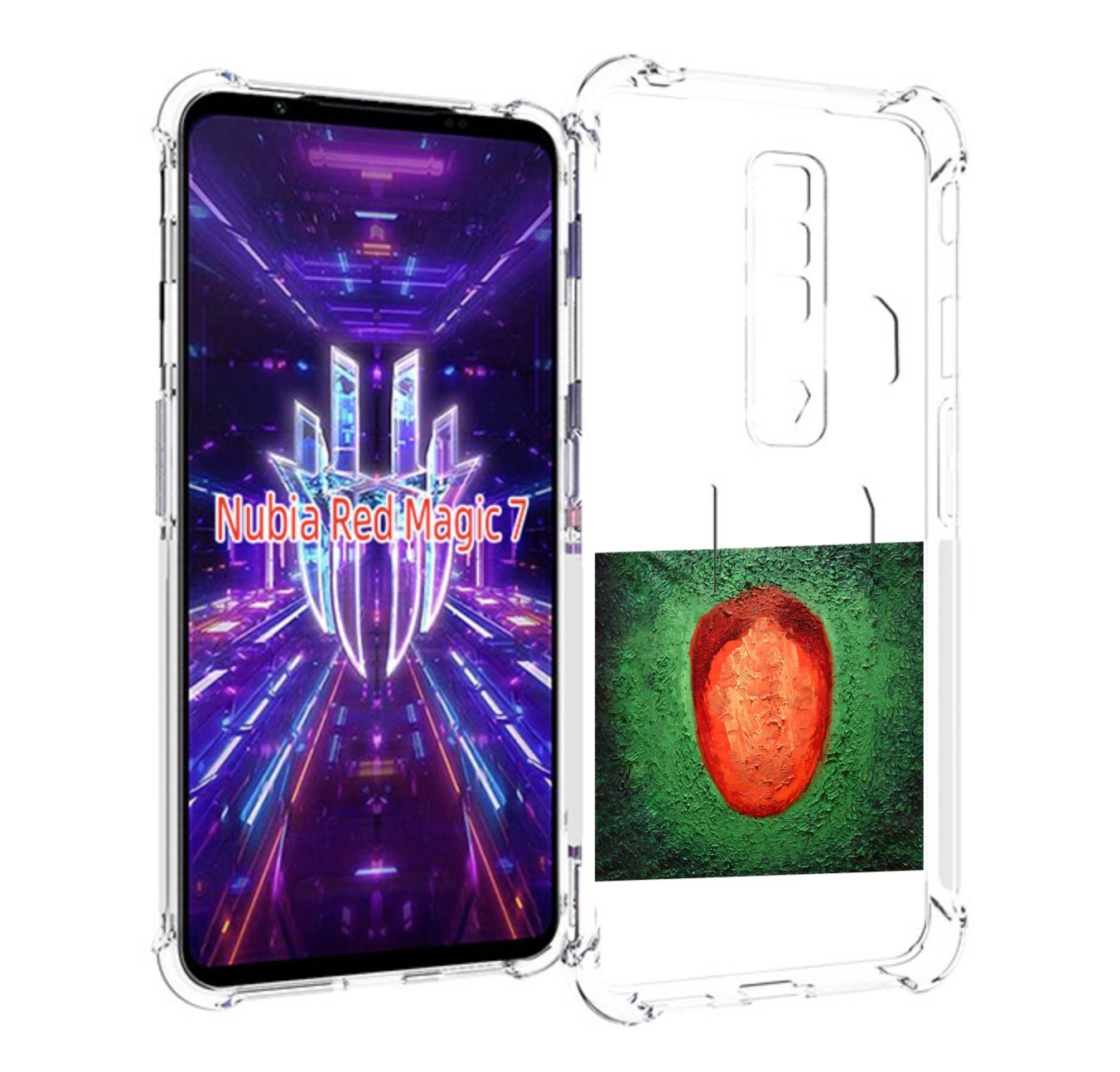 Чехол MyPads Красота и уродство Oxxxymiron для ZTE Nubia Red Magic 7
