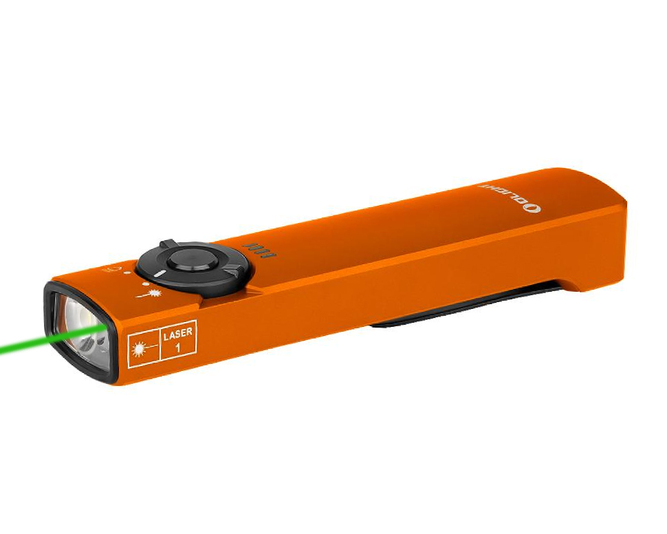 

Фонарь светодиодный с лцу Olight Arkfeld Orange, Cool white, 101 метр, 1000 люмен, Оранжевый, Arkfeld
