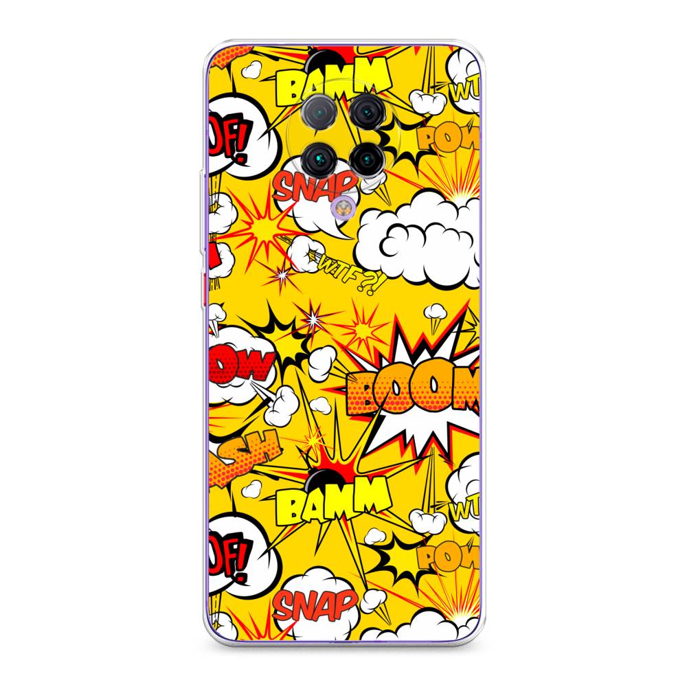 

Чехол на Xiaomi Poco F2 Pro/Redmi K30 Pro "Поп Арт эффекты", Желтый;белый;оранжевый, 37050-6