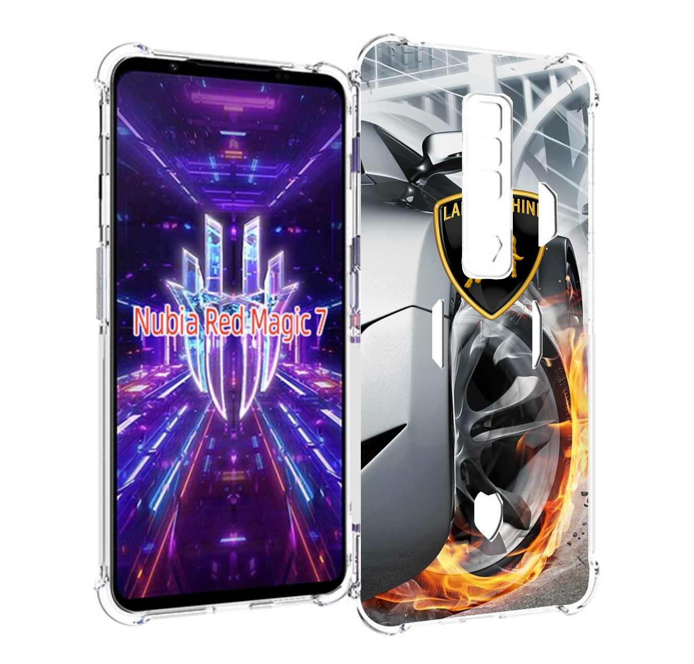 

Чехол MyPads Ламборгини мужской для ZTE Nubia Red Magic 7, Прозрачный, Tocco