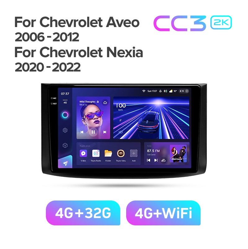 Магнитола TEYES CHEVROLET AVEO 2006-2012гRAVON NEXIA 15 CC3 2K 432ГБ 3389000₽