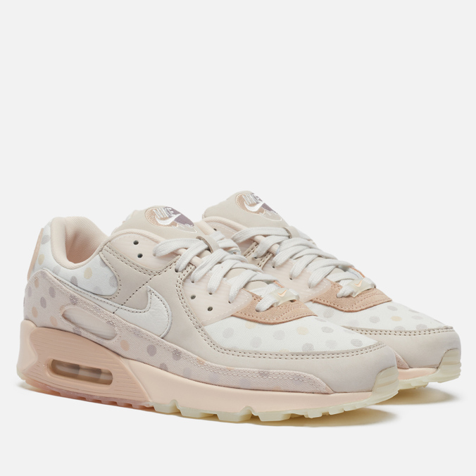 фото Кроссовки мужские nike air max 90 nrg shimmer polka бежевые 11 us