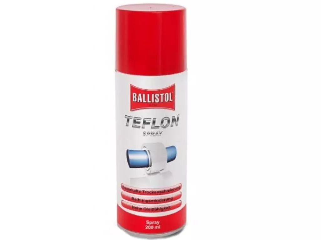 Смазка тефлоновая Ballistol PTFE-Spray Teflon 25600, 200 мл,