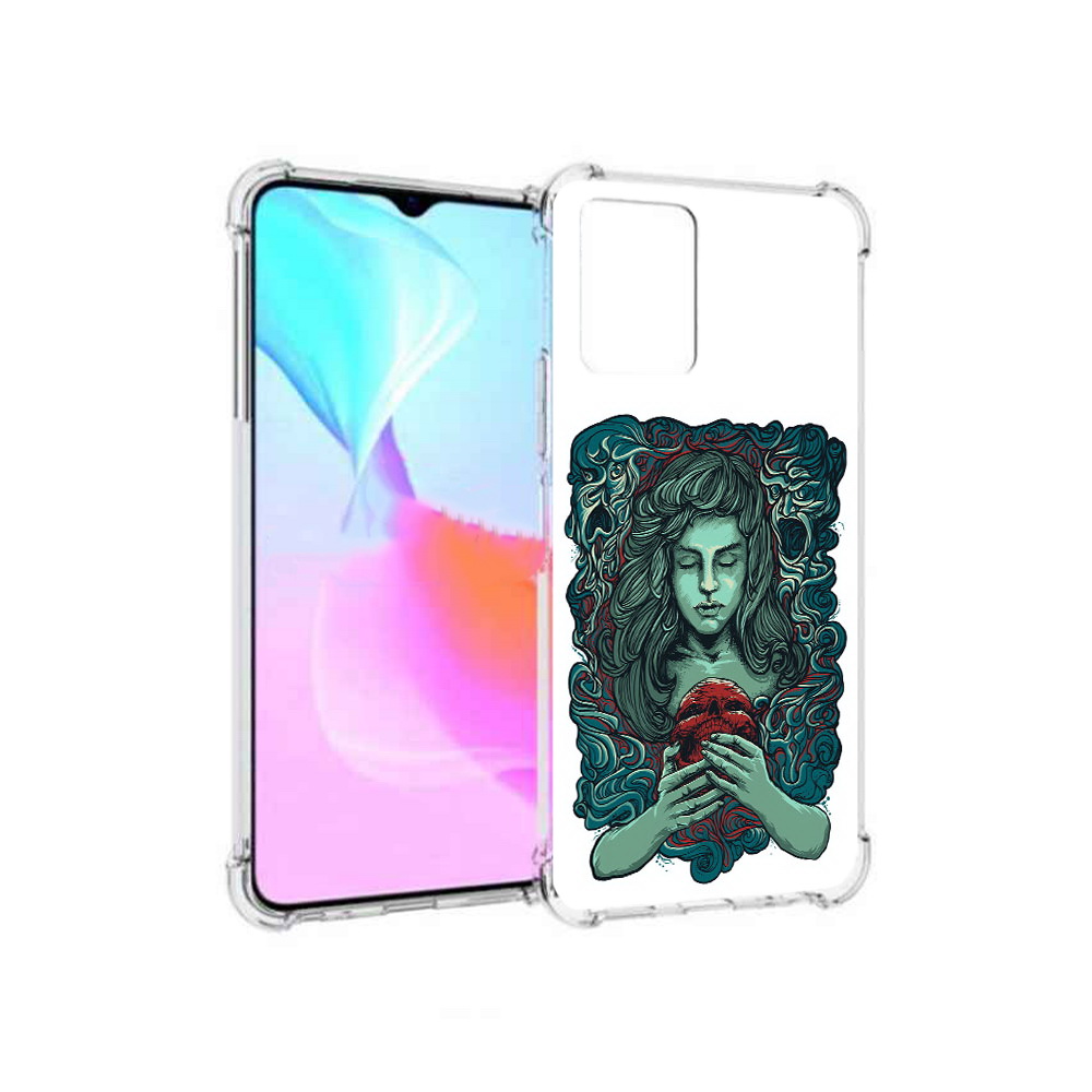 

Чехол MyPads Tocco для Vivo Y33s спящая девушка (PT226981.417.619), Прозрачный, Tocco