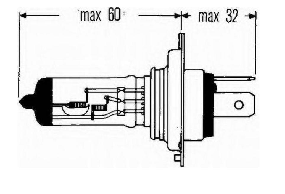 

Лампочки H4 24 Magneti Marelli h424v