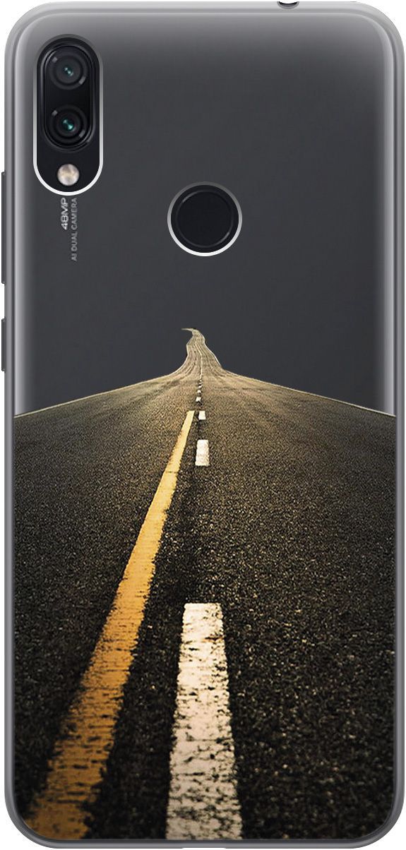 

Чехол на Xiaomi Redmi Note 7 "Road" прозрачный, Прозрачный;коричневый, 5576