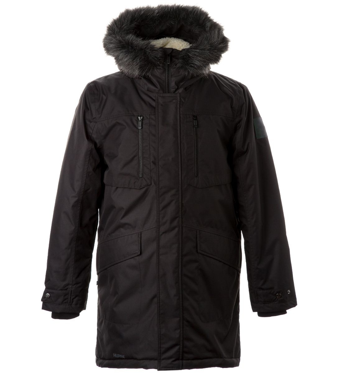 

Парка мужская HUPPA 12278020-00009 черная XXL, 12278020-00009