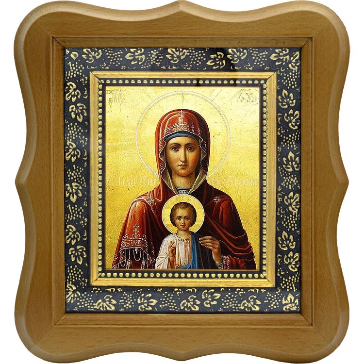 

Услышательница. Икона Божьей Матери на холсте.