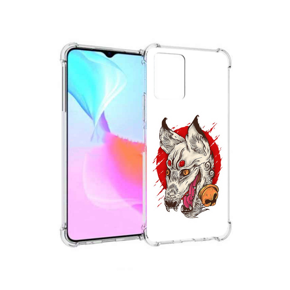 

Чехол MyPads Tocco для Vivo Y33s страшная собака (PT226981.417.627), Прозрачный, Tocco