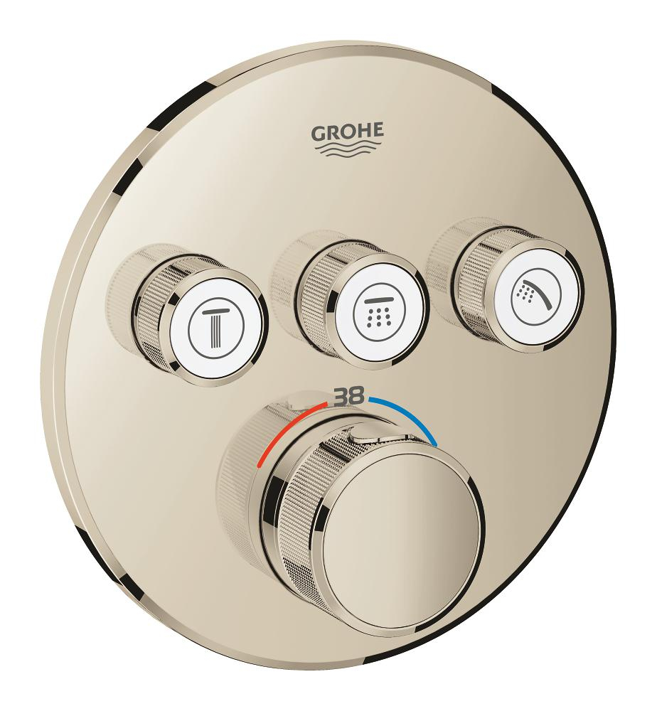 фото Термостат для ванны/душа grohe grohtherm smartcontrol, никель глянец (29121be0)