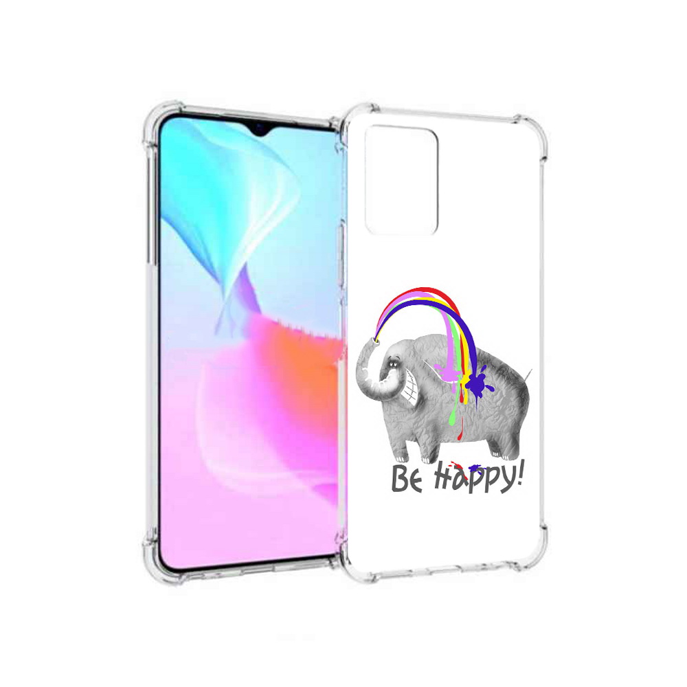 

Чехол MyPads Tocco для Vivo Y33s счастливый слон (PT226981.417.632), Прозрачный, Tocco