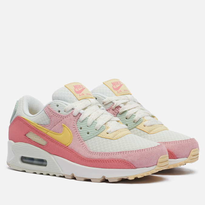 фото Кроссовки женские nike air max 90 sea glass розовые 36.5 eu