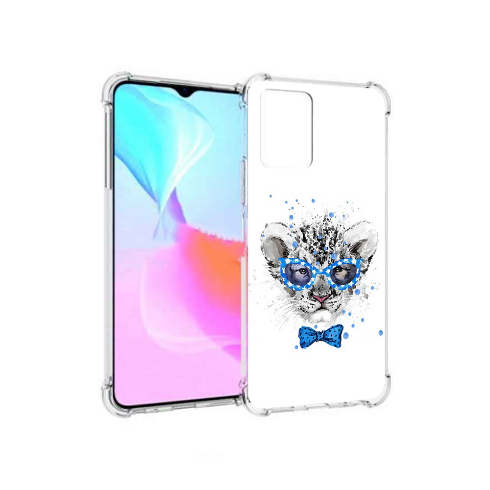 

Чехол MyPads Tocco для Vivo Y33s тигренок с бабочкой (PT226981.417.642), Прозрачный, Tocco