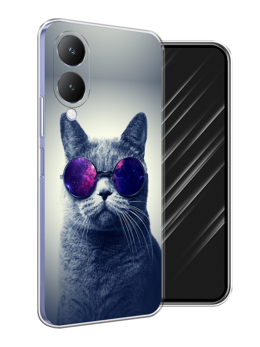 

Чехол Awog на Vivo Y17s "Космический кот", Бордовый, 269850-1