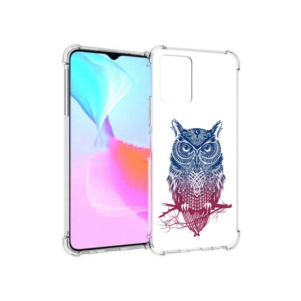 

Чехол MyPads Tocco для Vivo Y33s хиппи сова (PT226981.417.664), Прозрачный, Tocco