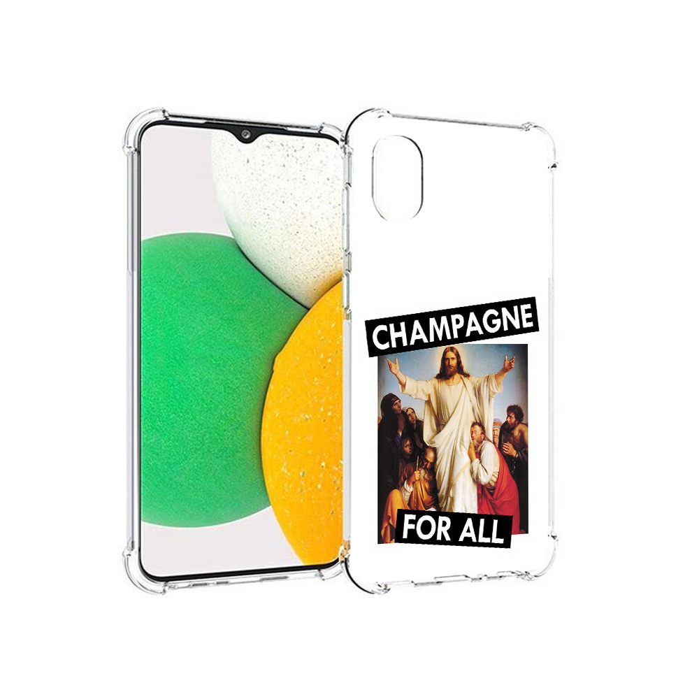 

Чехол MyPads Tocco для Samsung Galaxy A03 Core шампанское (PT224480.538.697), Прозрачный, Tocco