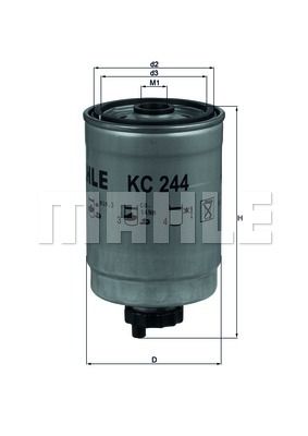 

Фильтр топливный KNECHT KC 244