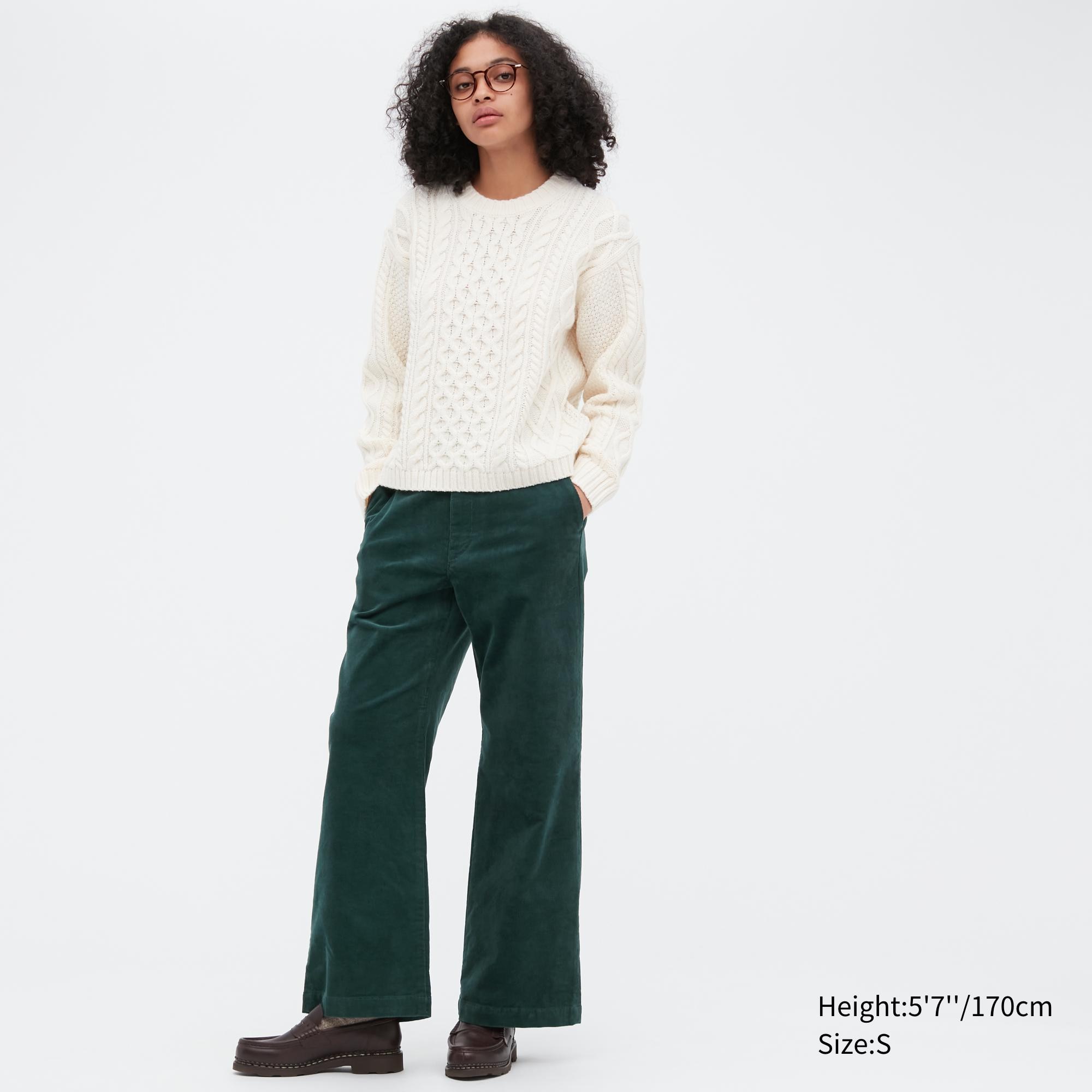 

Брюки женские UNIQLO 452356COL59 зеленые 2XS (доставка из-за рубежа), 452356COL59