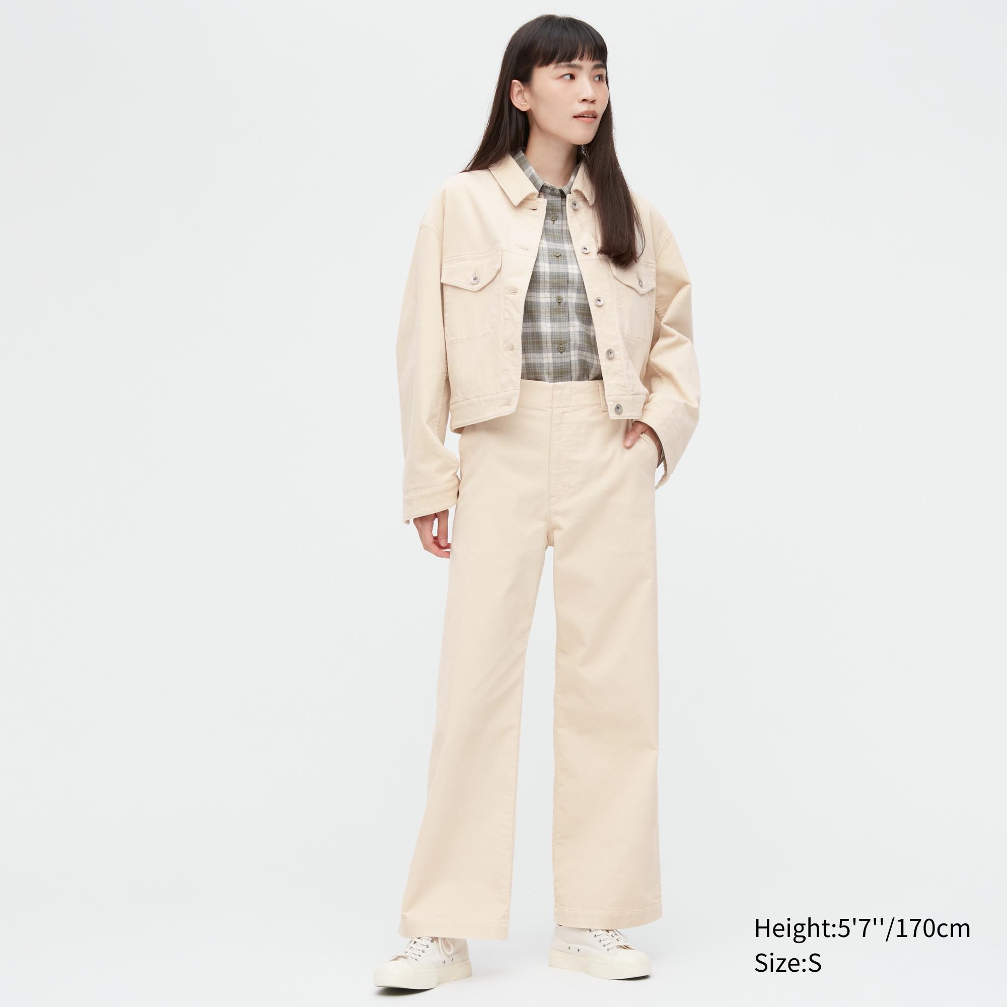 

Брюки женские UNIQLO 452356COL01 белые 2XS (доставка из-за рубежа), 452356COL01