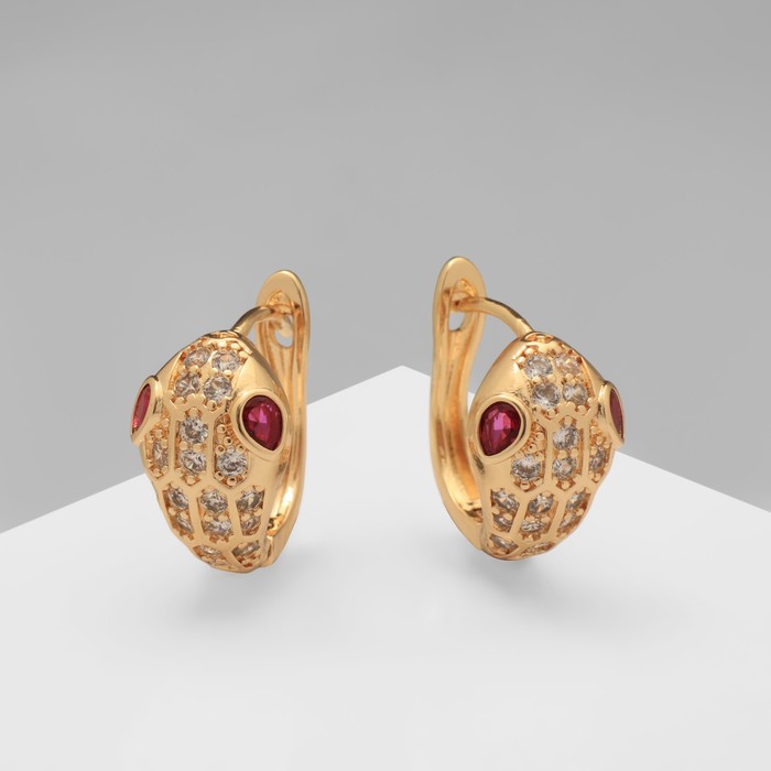 

Серьги из бижутерного сплава/меди Queen fair 10470508, фианит, 10470508