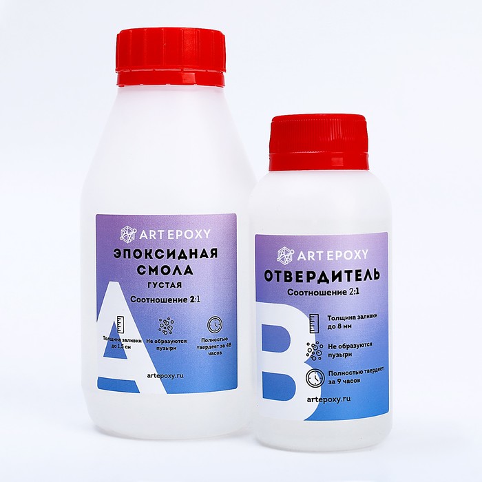 

Эпоксидная смола для творчества ArtEpoxy Густая, 300 г