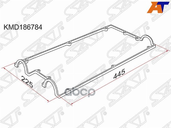 

Sat Kmd186784 Прокладка Клапанной Крышки Mmc 4G63 Dohc 91-