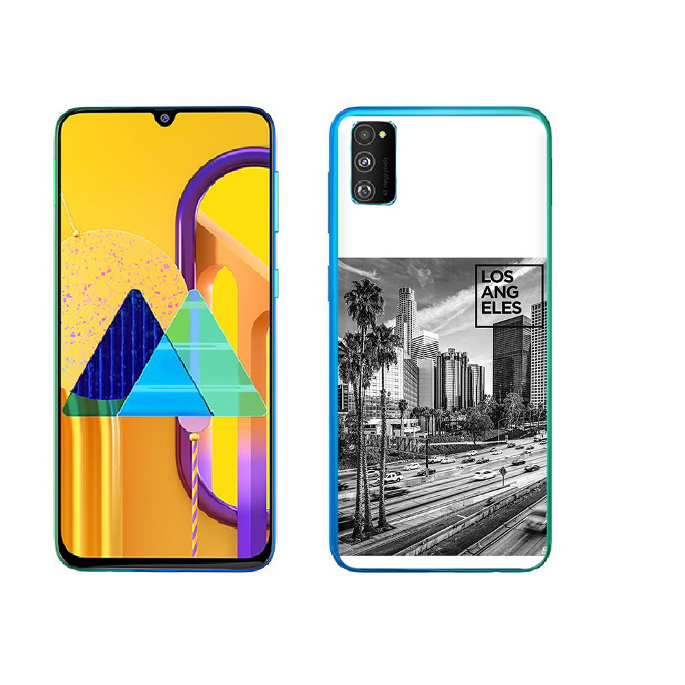 

Чехол MyPads Tocco для Samsung Galaxy M23 черно белый лос анджелес (PT227329.604.685), Прозрачный, Tocco