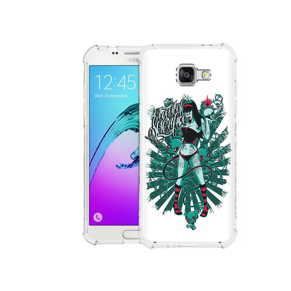 

Чехол MyPads Tocco для Samsung Galaxy A5 (2016) нарисованная девушка в татуировках, Прозрачный, Tocco
