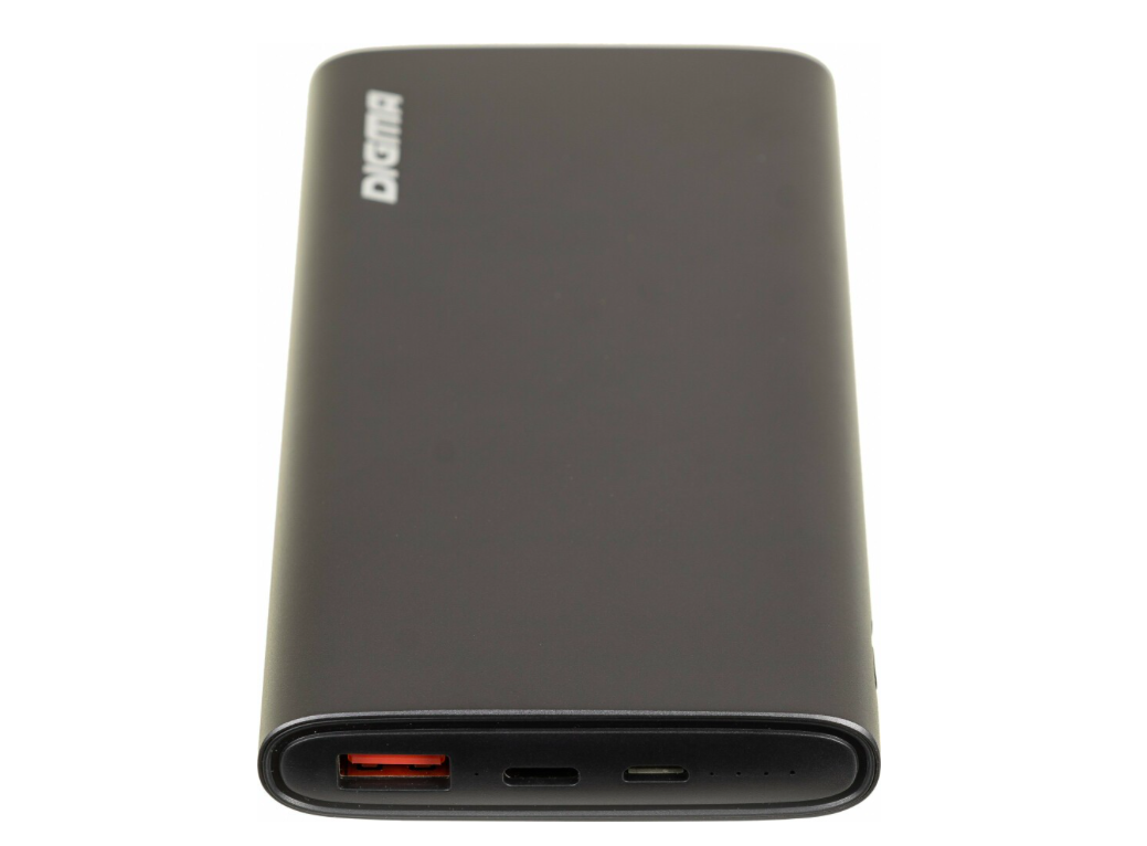 

Внешний аккумулятор Digma DGPF10F 10000mAh 3A QC PD 20W 1xUSB серый (DGPF10F20AGY)