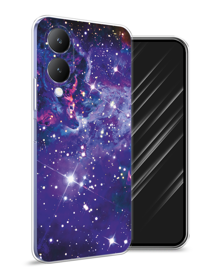

Чехол Awog на Vivo Y17s "Яркая галактика", Фиолетовый, 269850-1