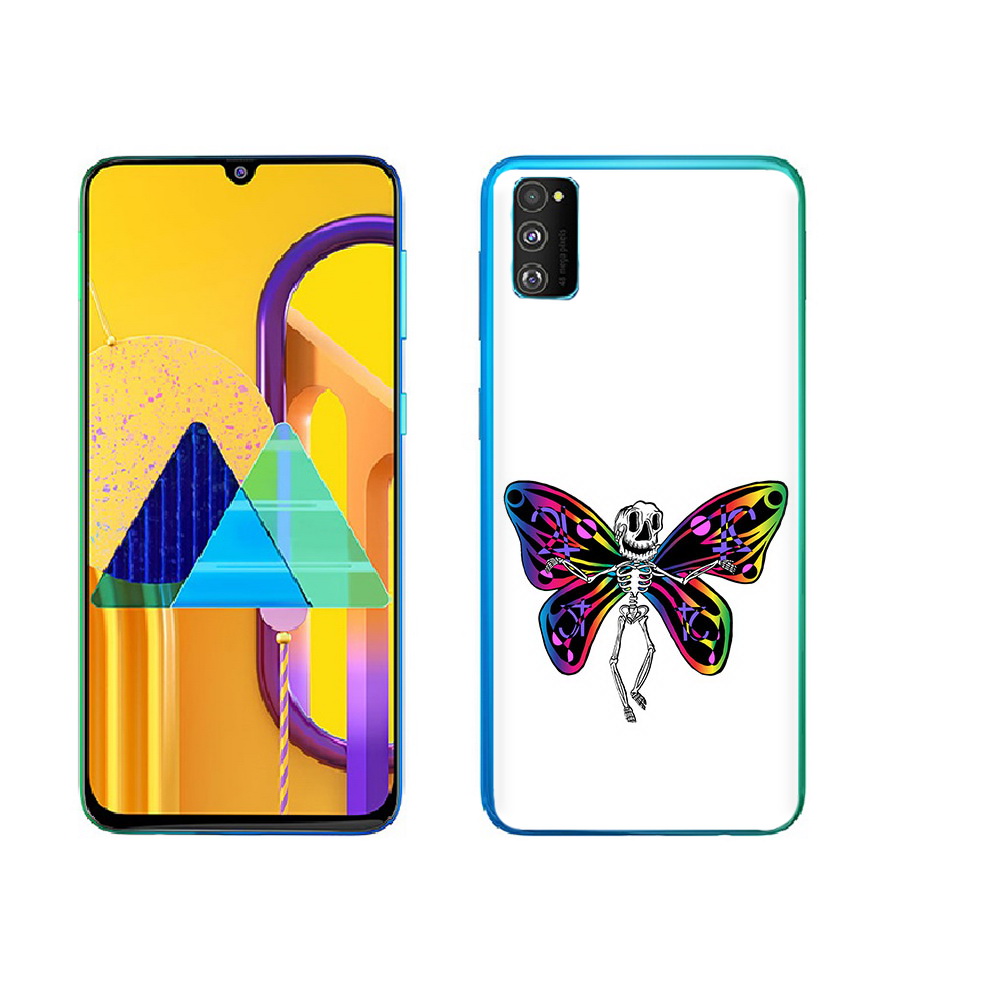 

Чехол MyPads Tocco для Samsung Galaxy M23 эффект бабочки (PT227329.604.701), Прозрачный, Tocco