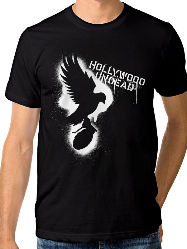 Футболка мужская DreamShirts Studio Hollywood Undead 466-hollywood-2 черная 3XL