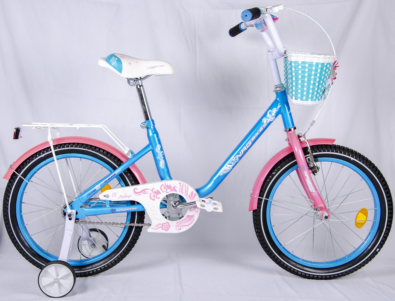 фото Велосипед nrg bikes flamingo 18 blue/pink ут000013797