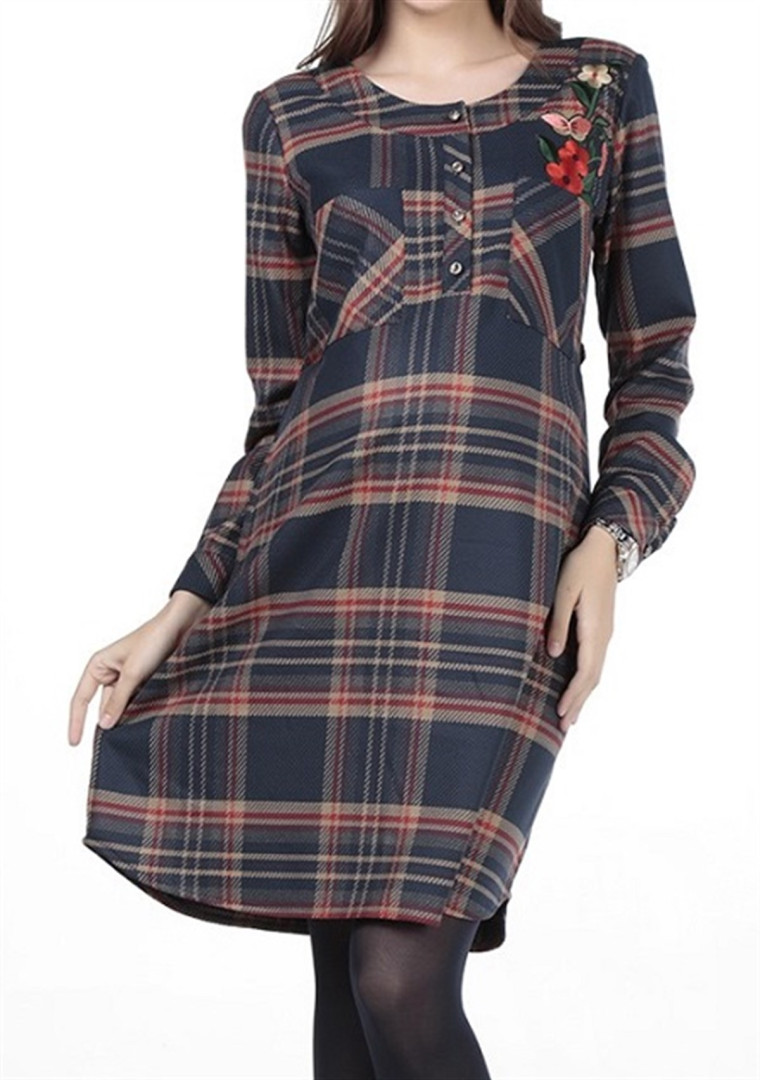 

Платье для беременных женское Busa 2273 синее 38 EU (доставка из-за рубежа), 2273