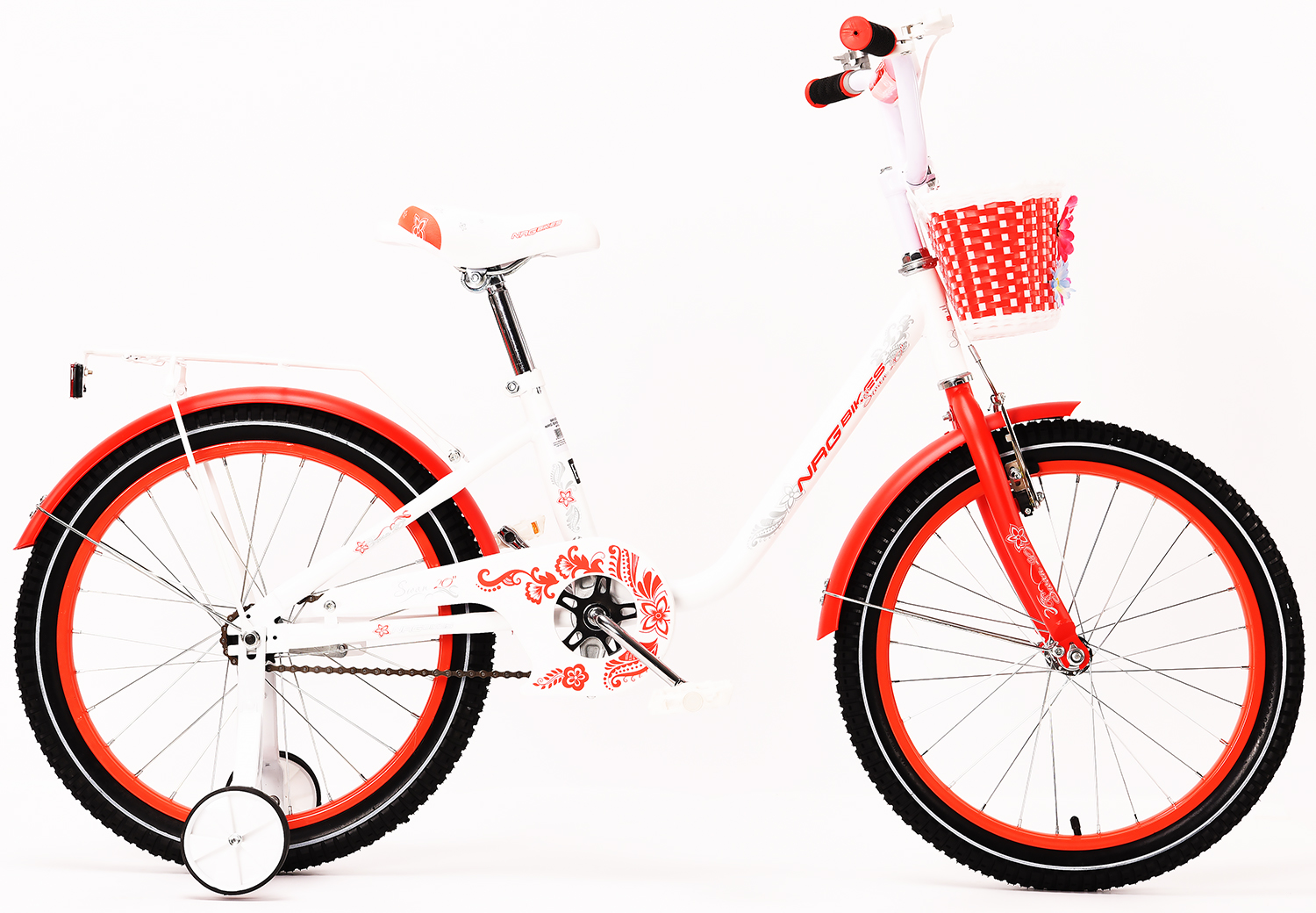 фото Велосипед nrg bikes swan 20 white/red ут000013808