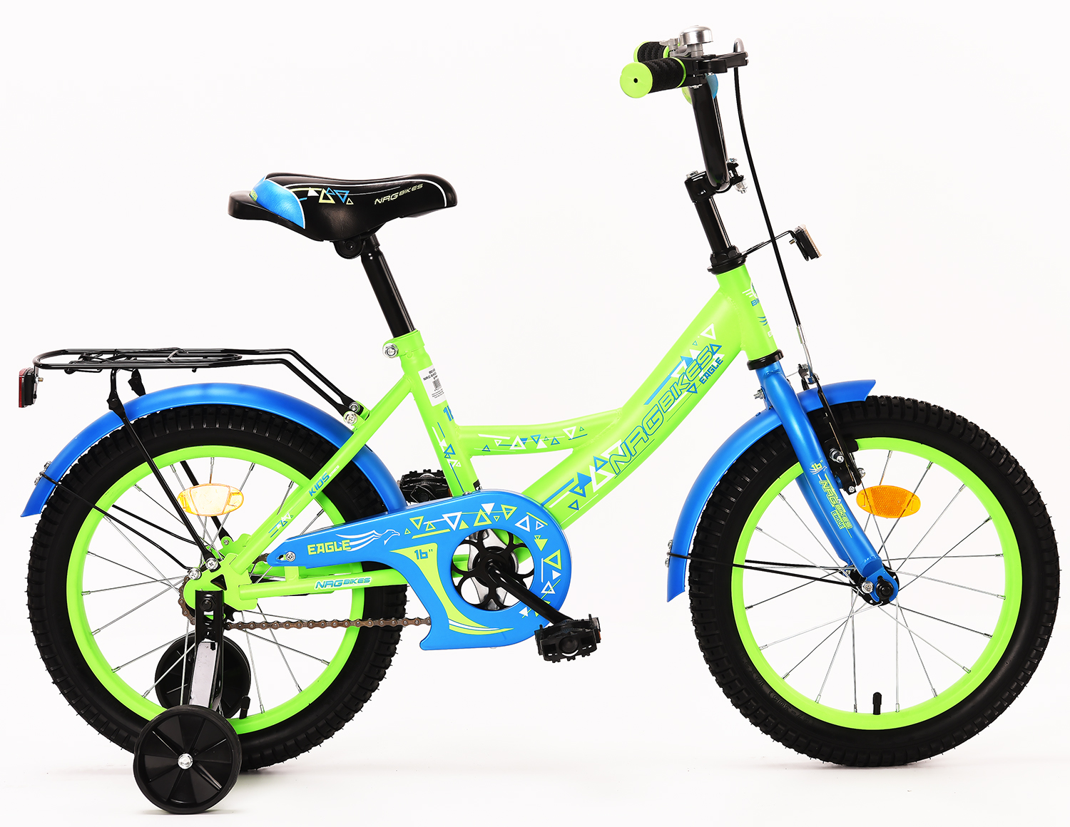 фото Велосипед nrg bikes eagle 16 green/blue ут000013811