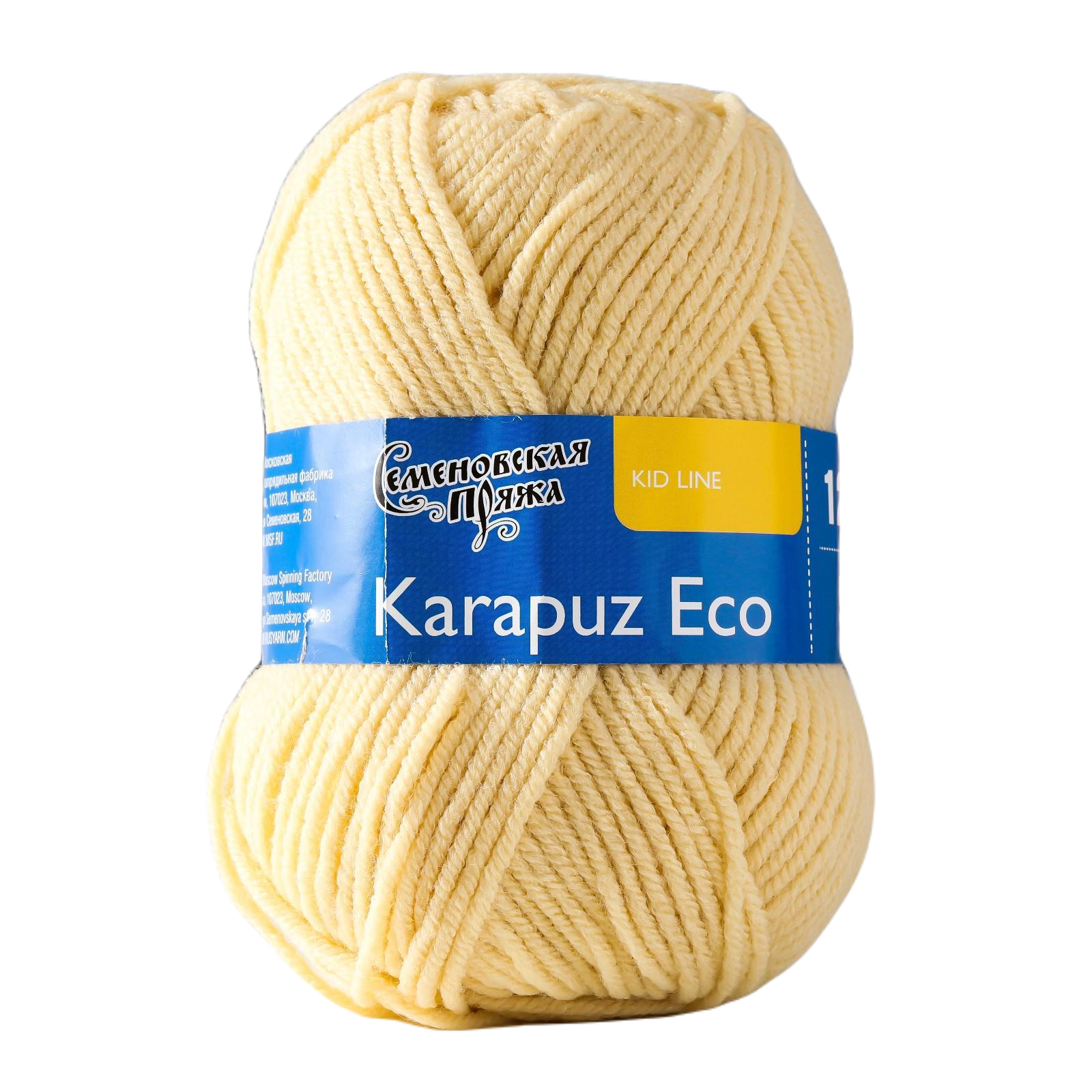 

Пряжа Karapuz Eco (КарапузЭко) 90% акрил, 10% капрон 125м/50гр шампанск (772), Бежевый, Пряжа для вязания "Карапуз ЭКО"