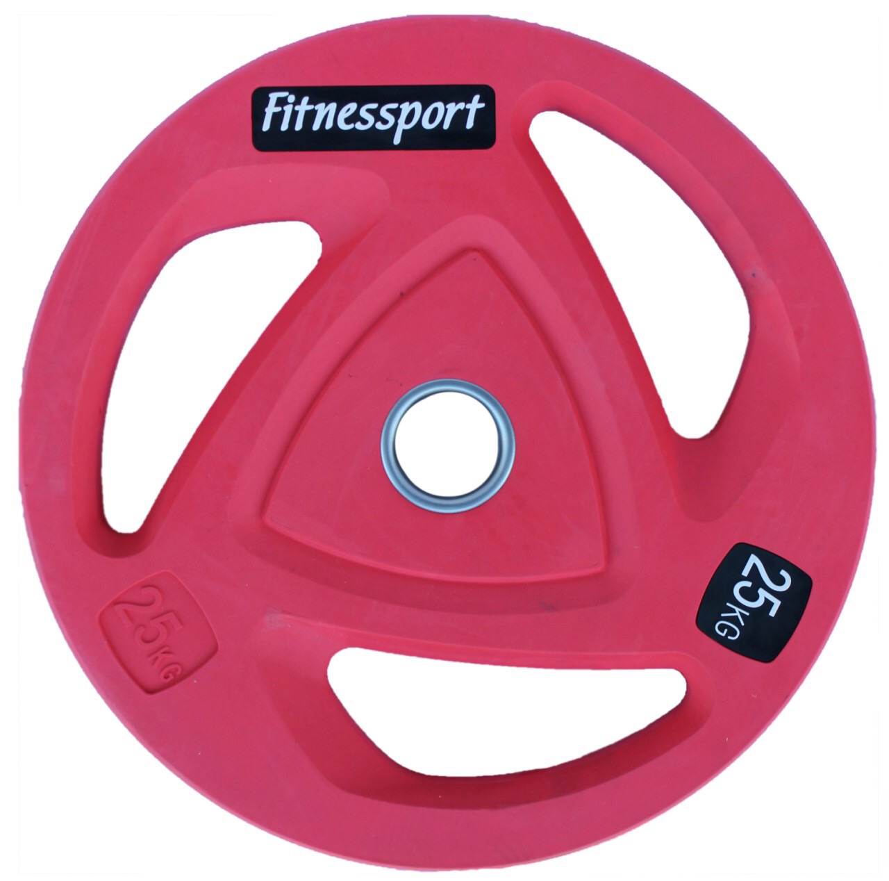 

Диск олимпийский обрезиненный цветной Fitnessport RCP20-25, RCP20