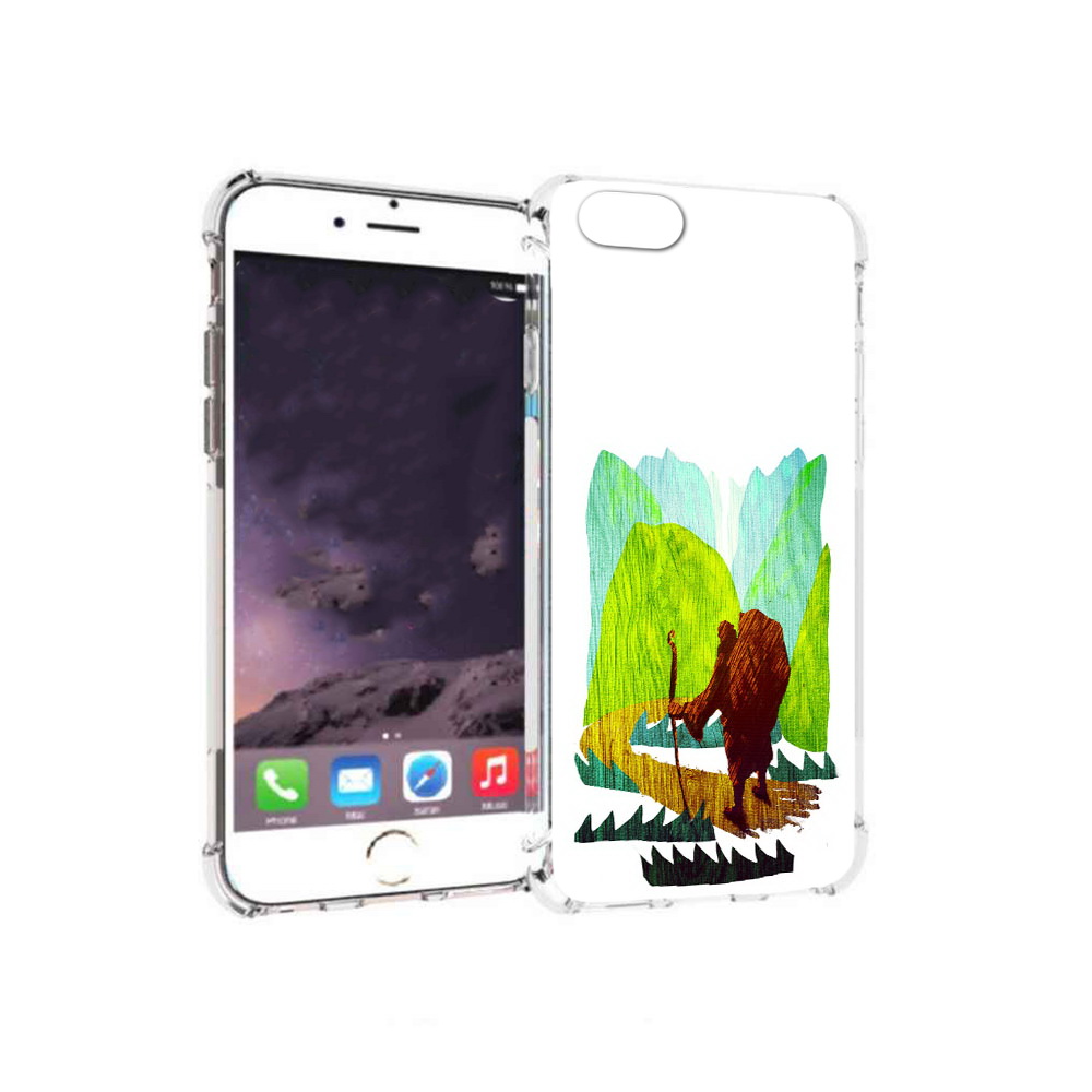 

Чехол MyPads Tocco для Apple iPhone 6 Лесная тропа (PT54043.605.106), Прозрачный, Tocco