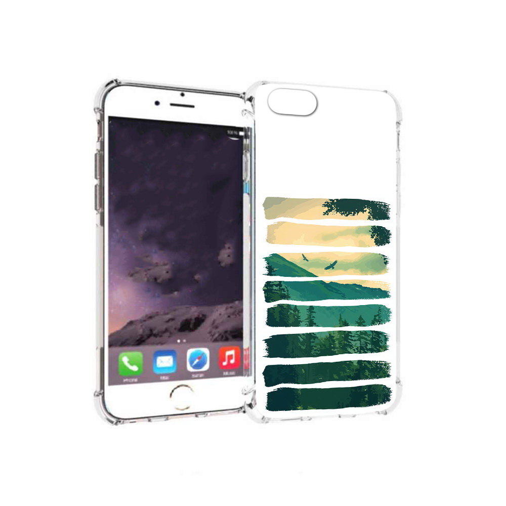 

Чехол MyPads Tocco для Apple iPhone 6 Лесная чаща (PT54043.605.107), Прозрачный, Tocco
