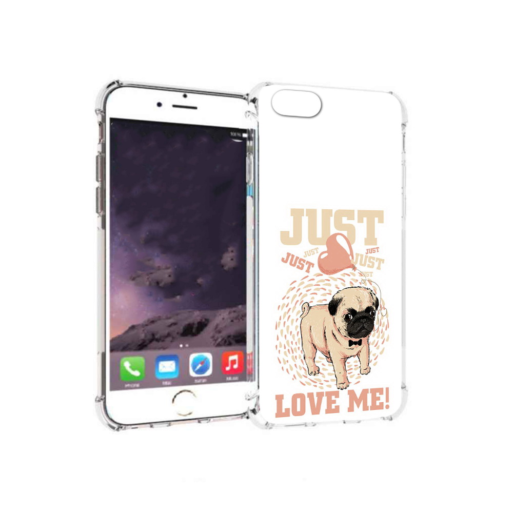

Чехол MyPads Tocco для Apple iPhone 6 Люби меня (PT54043.605.109), Прозрачный, Tocco