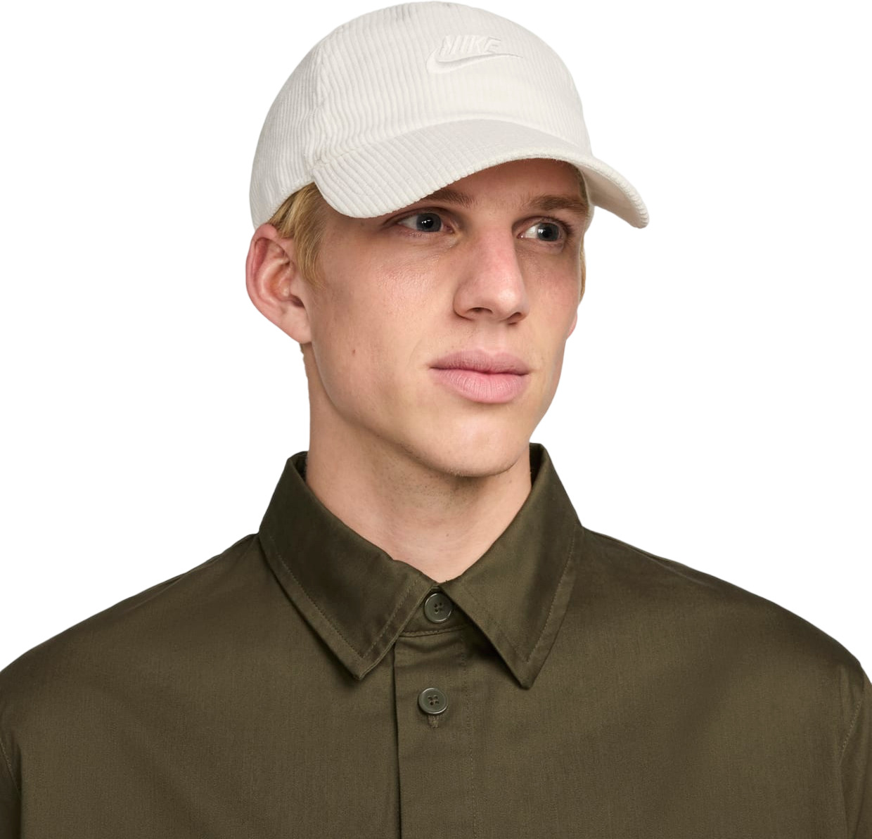 

Бейсболка унисекс Nike U NK CLUB CAP U CB CORD L FB5375-133 белая, 55-60 M/L, Белый, U NK CLUB CAP U CB CORD L